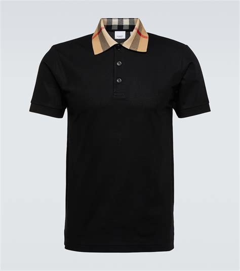 images of black burberry polo shirt